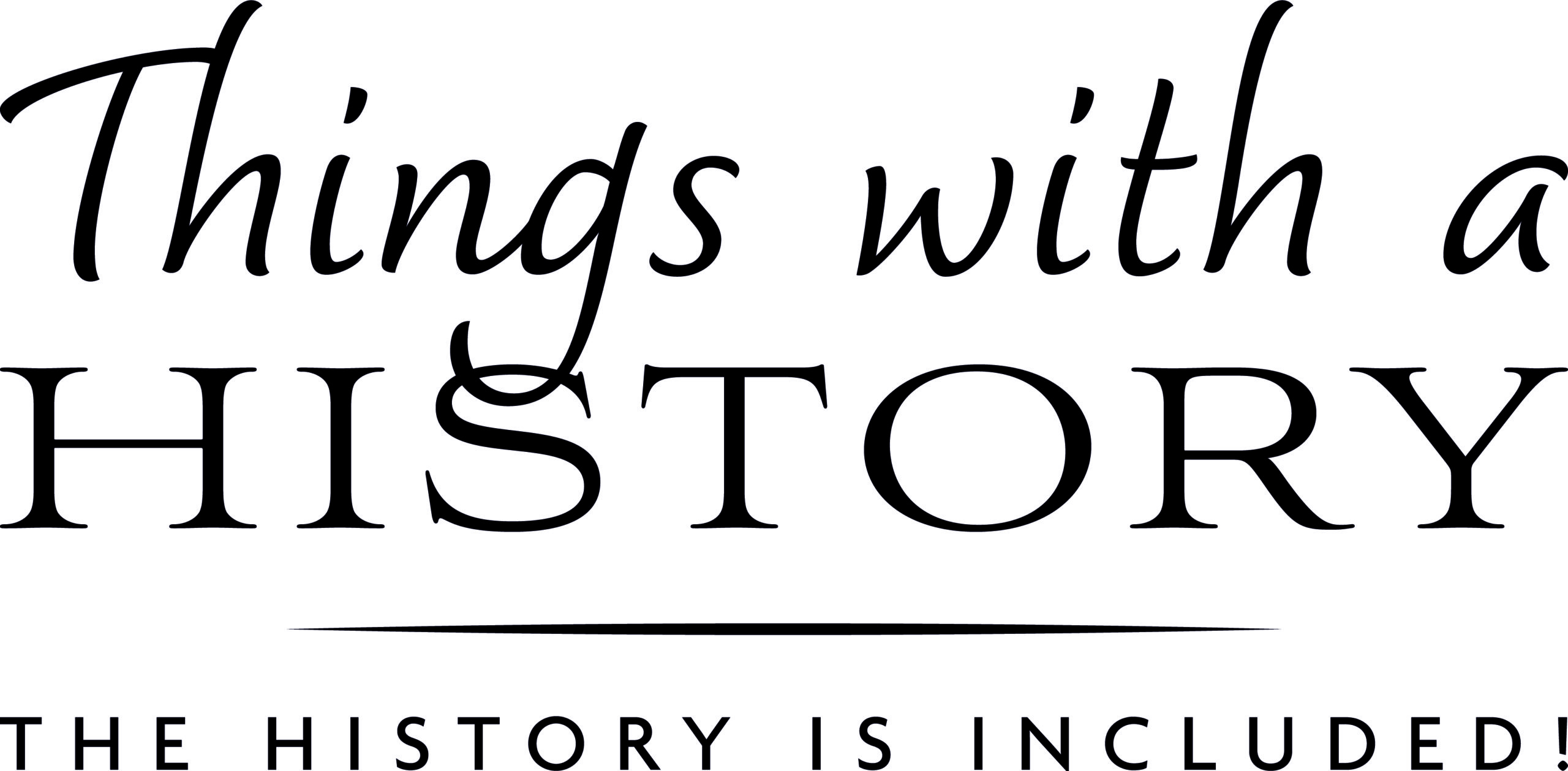 Things-With-a-History_Logo_BW-with-Tagline-JPG-300ppi – Enjoy ...